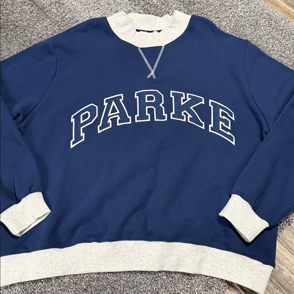 PARKE Sweater - Navy and Gray